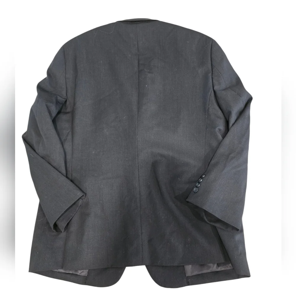 Pronto uomo platinum black‎ Wool suit jacket men's Size 44